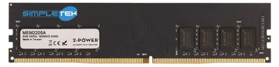 Zdjęcie produktu dla 2-Power MEM2205A, 8 GB, 1 x 8 GB, DDR3, 1600 MHz, 240-pin DIMM, Zielony