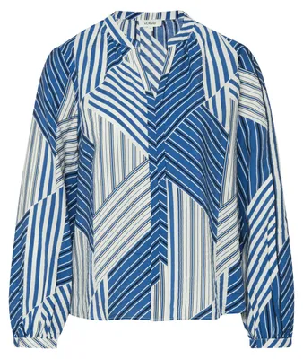 Produktbild von s.Oliver 2174587.55A1.38, Bluse, Erwachsener, Weiblich, Blau, Langärmlig, Regular fit