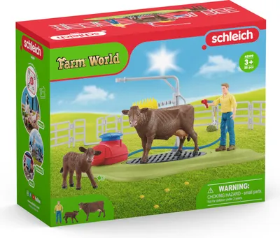 Produktbild von Schleich schleich® 42529 Farm World Kuh Waschstation