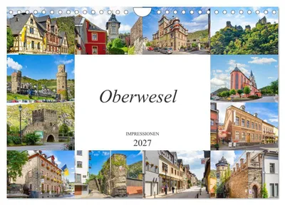 Produktbild von Oberwesel Impressionen (Wandkalender 2027 DIN A4 quer), CALVENDO Monatskalender