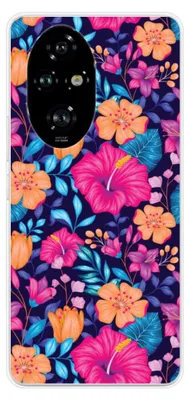 Image de 1001Coques - Coque silicone compatible avec Huawei Honor 200 Pro 5G - Motif fleurs exotiques - Design original imprimé en France