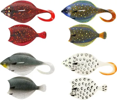 Produktbild von Westin Flat Matt Jig 85g 13cm  - 1 Jighaken + 2 Gummifische, Farbe:Glowing Plaice
