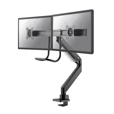 Produktbild von Neomounts NM-D775DX - Befestigungskit - Voll beweglich - für 2 LCD-Displays - Schwarz - Bildschirmgröße: 25.4-81.3 cm (10"-32") - Klemmmontage, Tülle, Tischmontage
