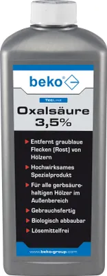 Produktbild von TecLine Oxalsäure 3,5% 1 l Flasche