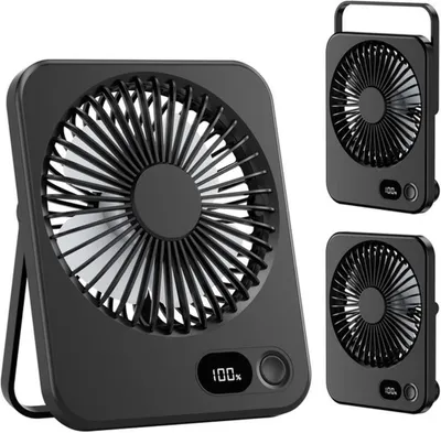 Obrázok produktu pre Azomor – prenosný a tichý stolný ventilátor s USB a nastaviteľnými rýchlosťami