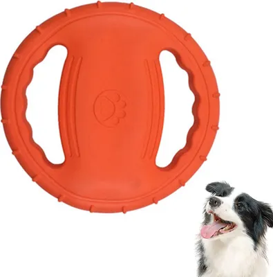 Produktbild von Frisbee und wurfscheiben，Mittlere und große Hunde Interaktives Spielzeug，Schwimmen, im Freien klingendes Hundespielzeug,Hundefrisbee