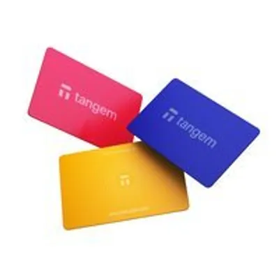 Immagine prodotto di Portafoglio Tangem - 3 carte - Edizione limitata - Portafoglio hardware - NFC - Primavera in fiore