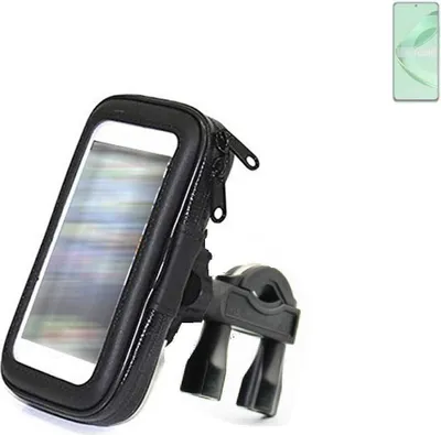 Produktbild von K-S-Trade Fahrrad-Halterung kompatibel mit Huawei nova 10 SE Handy-Halterung Halter Lenkstange Fahrradhalterung Motorrad Bike Mount Wasserabweisend