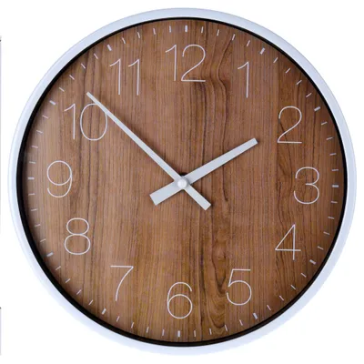 Obrázok produktu pre Segnalo Hodiny nástenné s dreveným dizajnom 25 cm KO-837000160