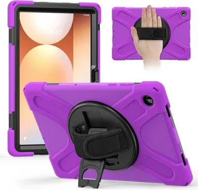 Produktbild von Samsung Galaxy Tab A11 Plus Hülle - Coverup Heavy Duty Case mit Ständer - Violett