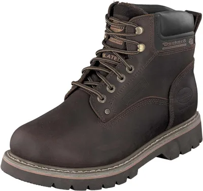 A single brown Dockers by Gerli boot is shown against a white background.