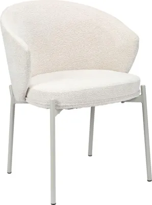 Image de Selsey Atisly - Chaise rembourrée avec chenille, beige clair