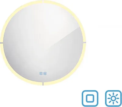 Obrázek produktu pro LED Kuleté zrcadlo s osvětlením Nimco ZP 24000 Ø 60 cm IP 44
