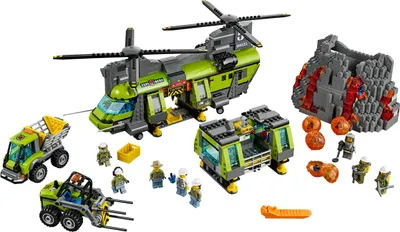 Produktbild von LEGO City Volcano Heavy-lift Helicopter, Bausatz, 8 Jahr(e), 1277 Stück(e)