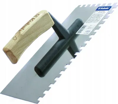 Obrázok produktu pre Hladidlo z nehrdzavejúcej ocele, zub 8 mm, 270 x 130 mm
