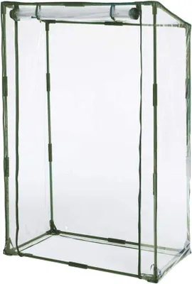 Produktbild von Pflanzenschutz mit Schrägdach 150 × 98 × 49 cm - Wetterfest für Balkon und Garten