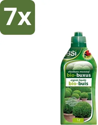 Produktbild von Buxus-Mulch für gesunde Wachstum und tiefgrüne Blätter, Bulkpackung, 7 Stück, 1 L.