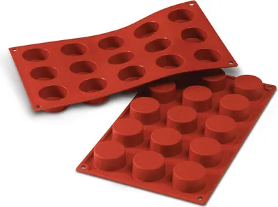 Image de silikomart | SF027 Moule en silicone pour portions individuelles, idéal pour les petits fours, avec revêtement antiadhésif