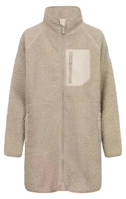 Produktbild von Derbe Kuschelby Long - Damen Fleecejacke, Größe:36, Farbe:rainy day