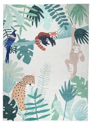 Zdjęcie produktu dla Dywan dziecięcy - Jungle Leopard Kolorowy