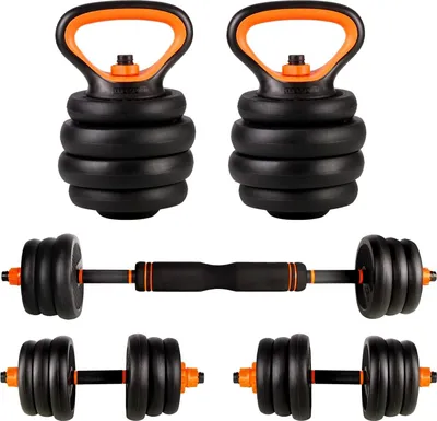 Produktbild von Famanu Halterset Verstellbar - Professionelle Kurzhanteln 20, 30, 40 kg