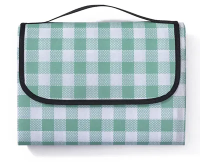 Produktbild von 1 Stk Picknickdecke aus hochwertigem Canvas mit wasserdichter und sanddichter Polyester-Rückseite – extra groß (90 x 150 cm), faltbar und tragbar mit praktischem Tragegurt. Ideal für Strand, Camping, Park, Garten oder Festival. Robust, leicht zu reinigen und komfortabel für bis zu 4 Personen. Ein zuverlässiger Begleiter für jede Outdoor-Aktivität – ohne Kompromisse bei Funktion und Komfort.