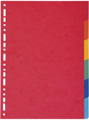 Obrázok produktu pre Exacompta 2006E, Viacfarebný, A4, 220 g/m², DIN6738, 220 mm, 2 mm