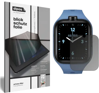 Produktbild von Blickschutzfolie für Xiaomi Mi Kids Watch 4 Pro matt Schutzfolie Folie Display Schutz dipos