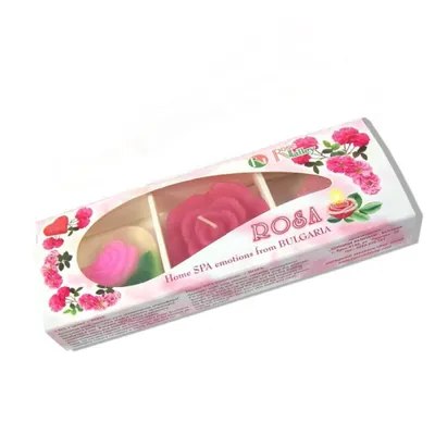 Obrázok produktu pre Zornitza – Home SPA Ružová kúpeľová bomba, mydlo, vonná sviečka