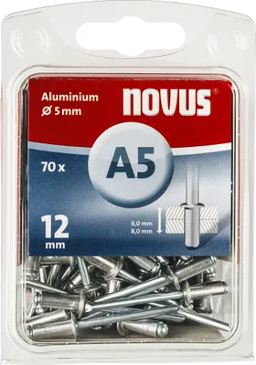 Produktbild von NOVUS Blindniete A 5 X 12 ALU 70ST