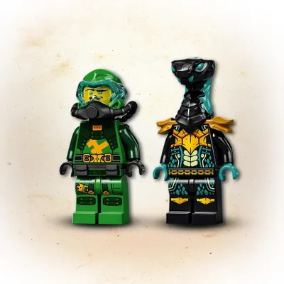 Image de LEGO 71750 NINJAGO Lloyds Hydro-Mech, Set sous-marin, jouet pour garçons et filles à partir de 7 ans avec 2 mini-figurines Ninja