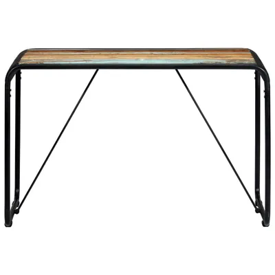 Image de vidaXL Table de salle à manger 118x60x76 cm Vieux bois massif