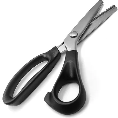 Produktbild von INF Professionelle Stoffschere mit Wellenschliff - Ideal für Schneiderarbeiten 5 mm