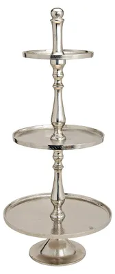 Productafbeelding van Etagère met 3 niveaus van metaal, 97 cm hoog, Ø 25/34/42 cm
