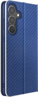 Immagine prodotto di Avizar, custodia Galaxy S25 FE carbon look con portacarte, blu