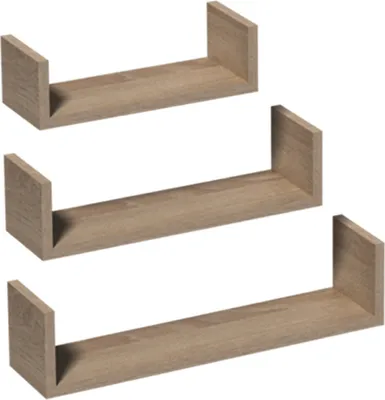 Produktbild von Velano - Wand-Regal-Set, Modulfächer, Regalsysteme, Hängeregale - FUS 420/340/260