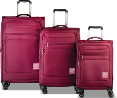 Produktbild von WORLDPACK Trolley-Set "Bern" 50/60/70 *weinrot