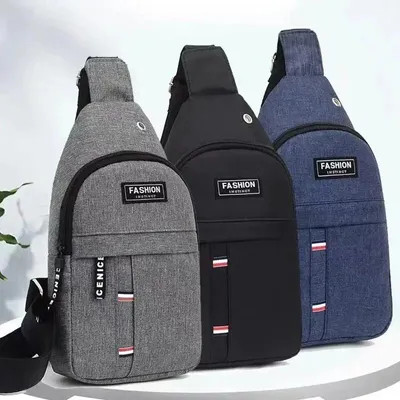 Produktbild von Brusttasche Sling Bag Herren wasserdicht Umhängetasche Sport Freizeit
