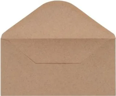 Obrázek produktu pro DL obálky, ozdobné, recyklované, hnědé, 120 g, 50 ks