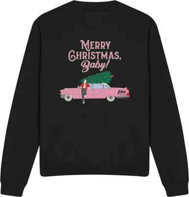 Obrázok produktu pre Elvis Presley – Mikina „Merry Christmas Baby“ pre mužov/ženy Uni TV32301 (XL) (čierna)