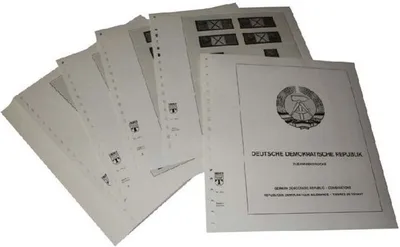 Produktbild von Lindner-T Vordruckblätter T121R Deutschland Heftchenblätter, Dienstmarken und Paketnummernzettel Deutsche Demokratische Republik - Jahrgang 1954 bis 1988