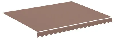 Obrázok produktu pre vidaXL Náhradný materiál na markízu, hnedý, 300x250 cm, polyester