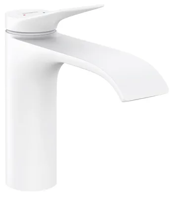 Zdjęcie produktu dla hansgrohe Einhandmischer Waschtisch Vivenis ComfortZone 110 mit Ablaufgarnitur mattweiß