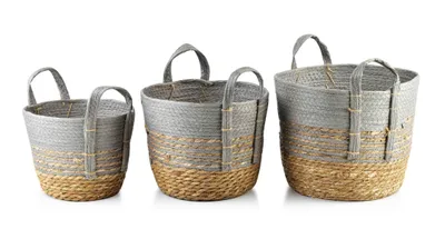 Obrázok produktu pre Bali Sada 3 košov 33X33Xh:26/28X28Xh:23/23X23Xh:20Cm