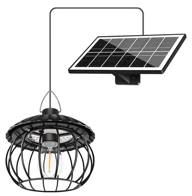 Produktbild von ZELURXX Solar Hängeleuchte Außen Gartenlampe mit Fernbedienung Dimmbar Timer 3/5/8H 12H Beleuchtung Solar Gartenlampe