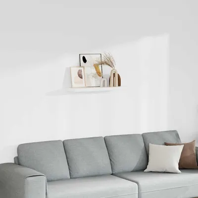 Immagine prodotto di vidaXL Scaffale galleggiante bianco 80x23,5x3,8 cm MDF