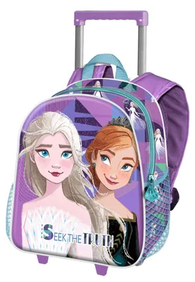 Produktbild von Disney Die Eiskönigin 2 (Frozen 2) Truth-Basic Rucksack mit Trolley, Lila, 31 x 48,5 cm, Kapazität 18,2 L