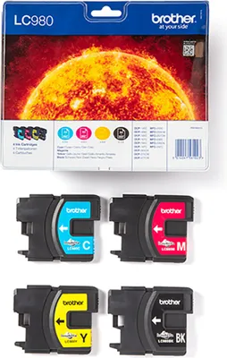 Produktbild von Brother LC-980 Value Pack BK/C/M/Y