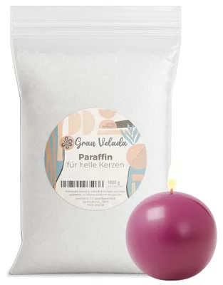 Produktbild von Gran Velada - Paraffinwachs für glänzende Kerzen 56-60 °C 1 kg
