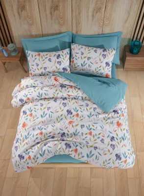Immagine prodotto di L'Essentiel Linge de Maison, Floral - Lilac, set copripiumino matrimoniale (DE), lilla, 65% COTONE / 35% POLIESTERE, 200 x 200 cm